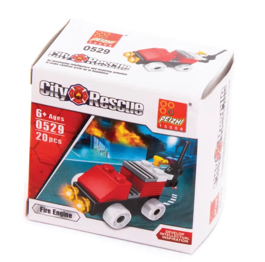 City Rescue Fire Engine Brick Kit