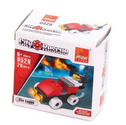 City Rescue Fire Engine Brick Kit