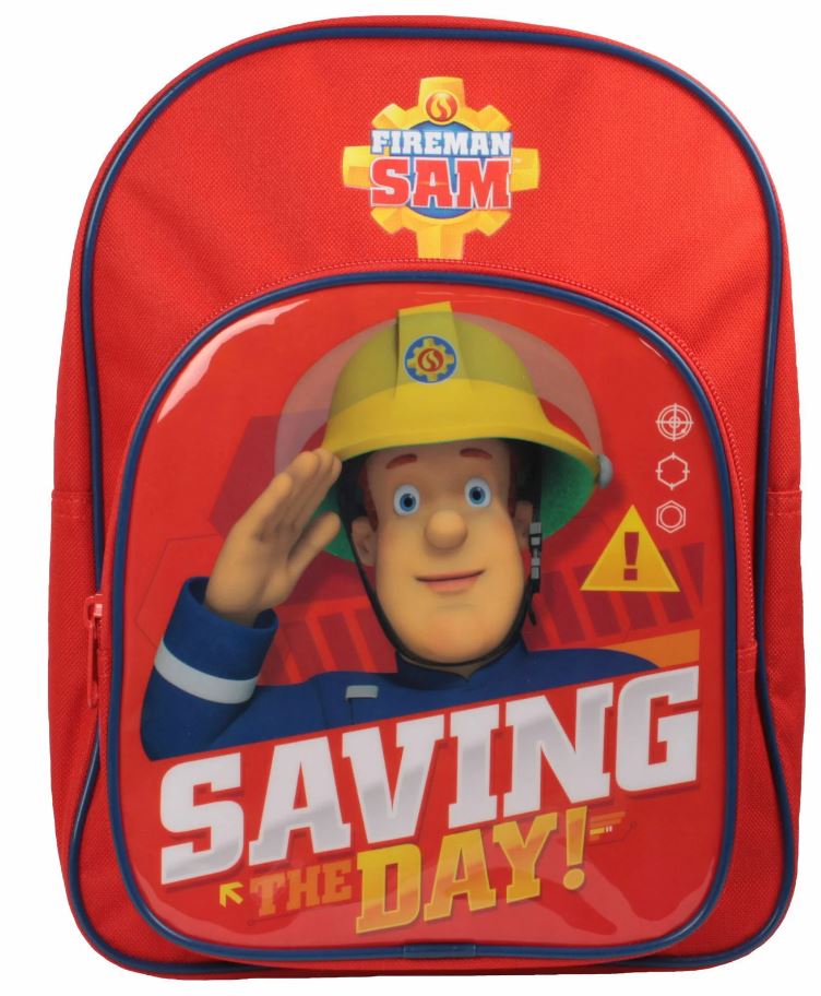Fireman Sam Saving The Day Rucksack – The Fire Service Store