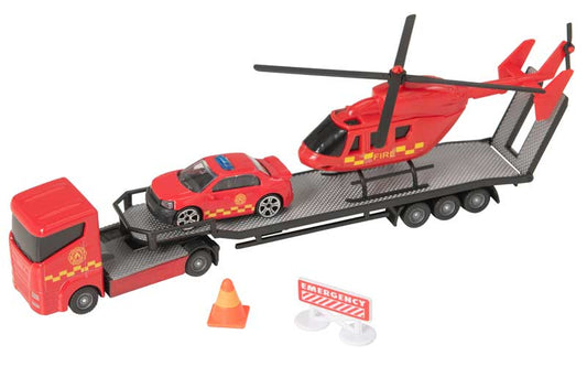 Teamsterz Emergency Fire Heli Transporter