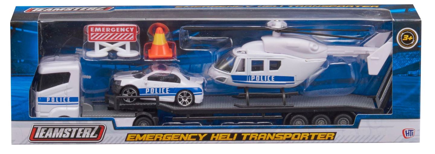 Teamsterz Emergency Police Heli Transporter