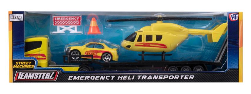 Teamsterz Emergency Rescue Heli Transporter