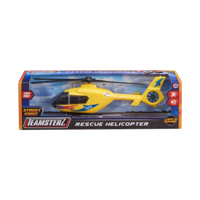 Teamsterz Light & Sound Yellow Rescue Helicopter