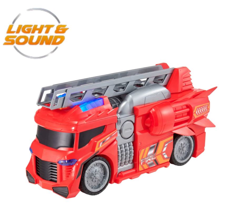 Teamsterz Mean Machines Light & Sound Fire Engine