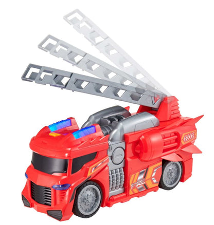 Teamsterz Mean Machines Light & Sound Fire Engine