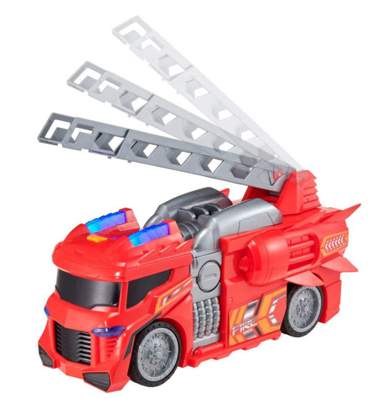 Teamsterz Mean Machines Light & Sound Fire Engine