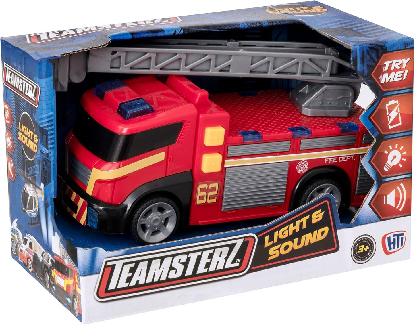 Teamsterz Mighty Machines Light & Sound Fire Engine