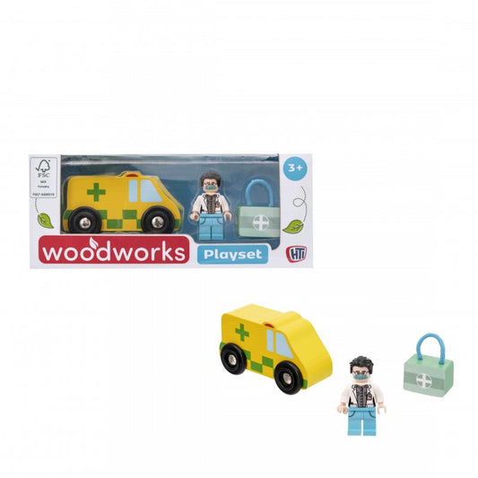 Woodworks Playset Ambulance